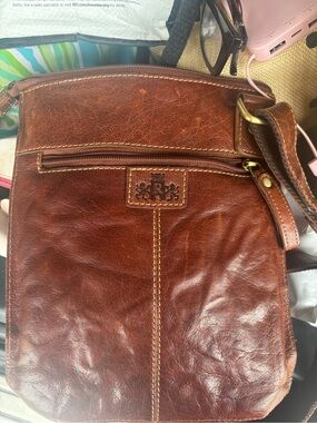 Rowallan of Scotland Leather Womens Cross Body Bag -